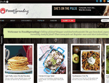 Tablet Screenshot of foodspreading.com